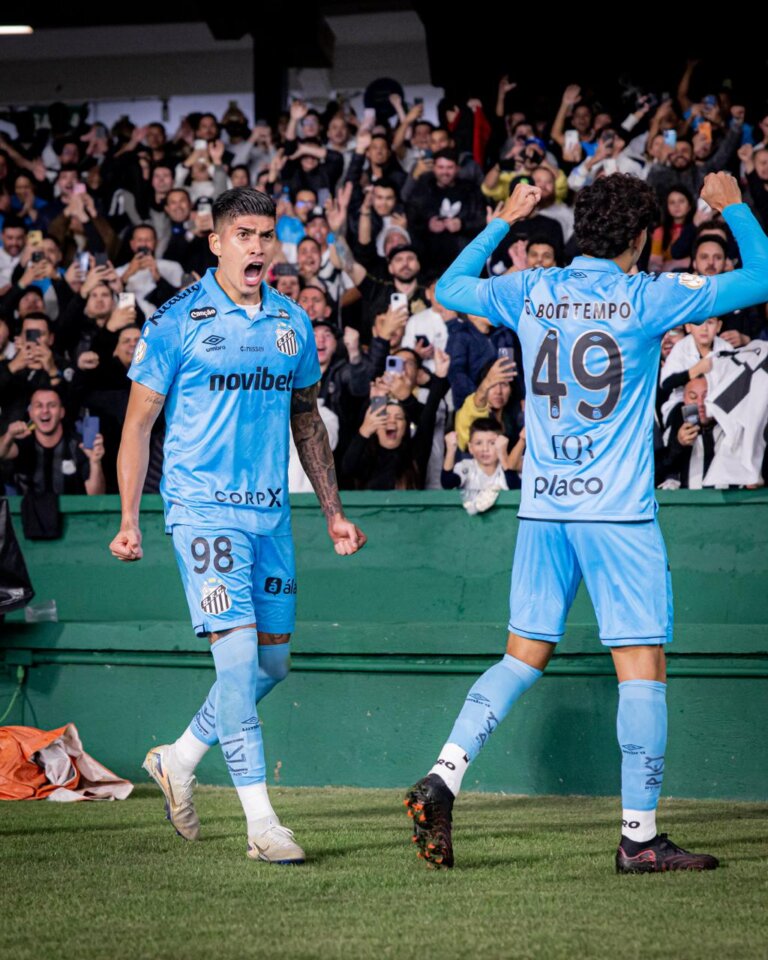 Santos FC vence o Coritiba no Couto Pereira e avança na Copa do Brasil ...